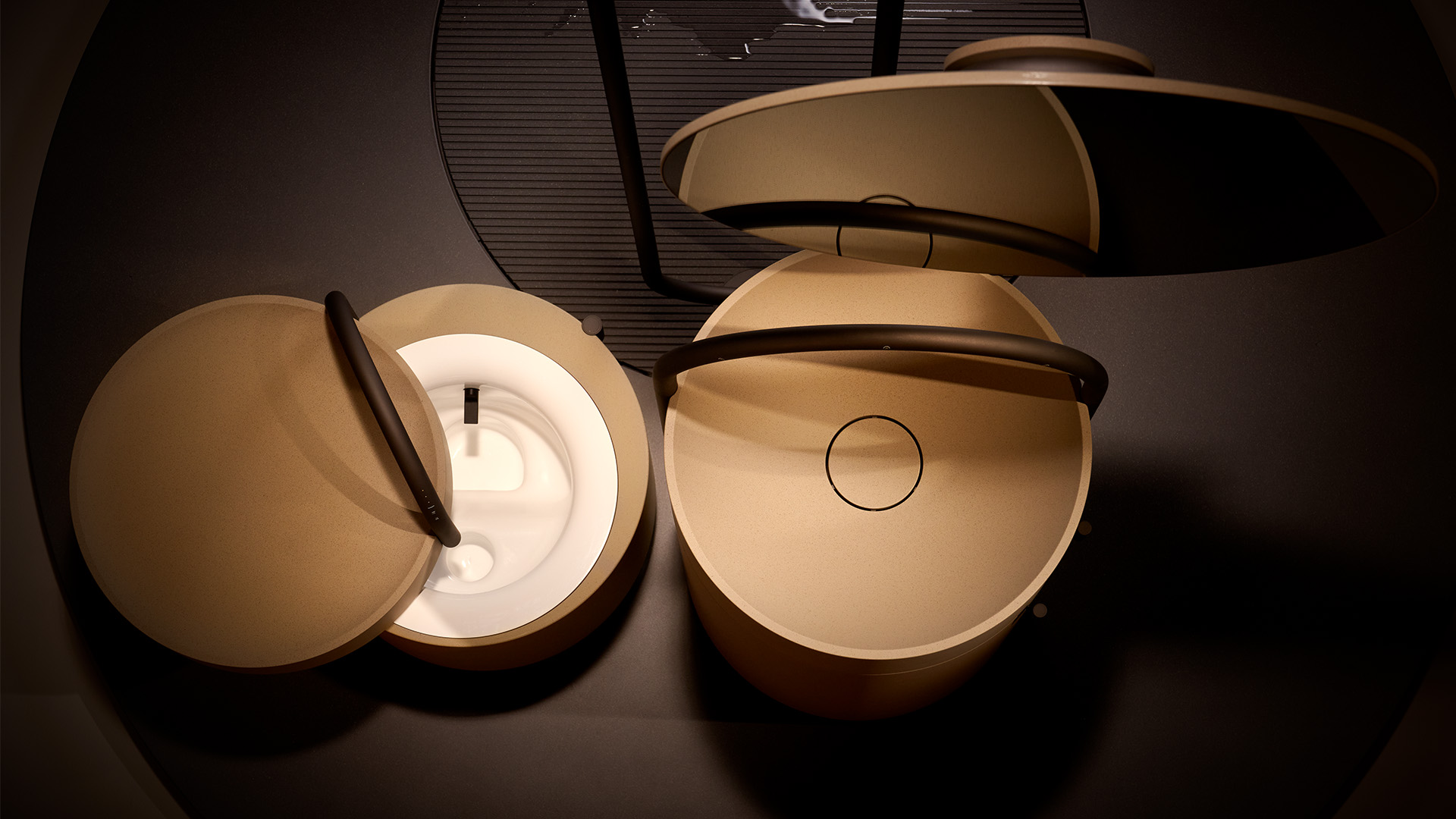 The Green Vision case study focusing on sustainability and user experience, washbasin and toilet product design.