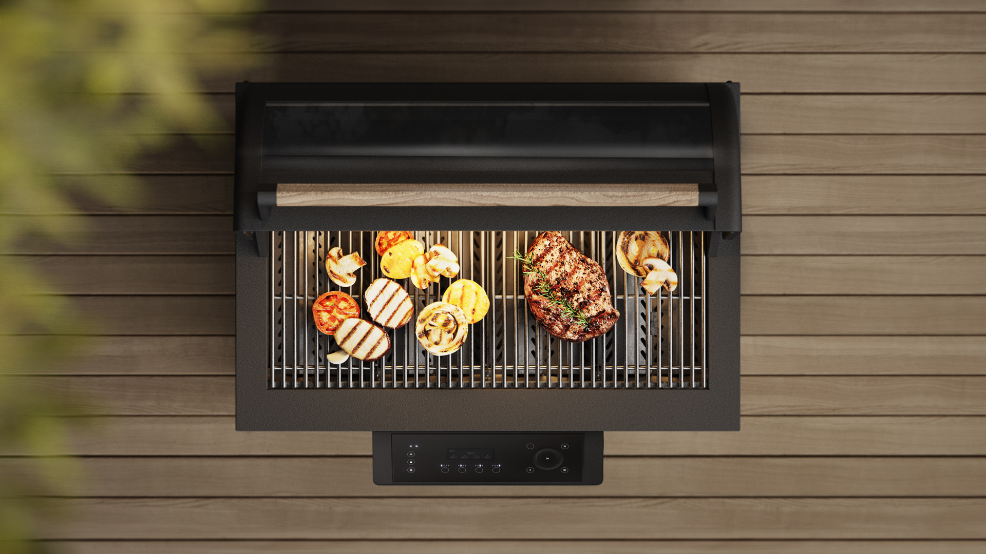 Koqoon grill product design - new guided cooking and grilling user experience.