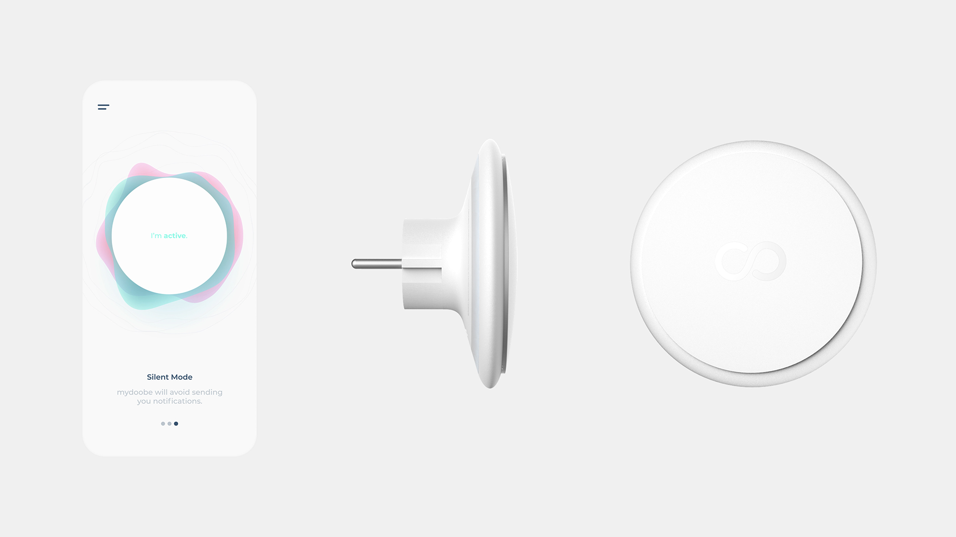 mydoobe - smart and user friendly doorbell product design connected to your smart phone can be installed without any hammer or screwdriver