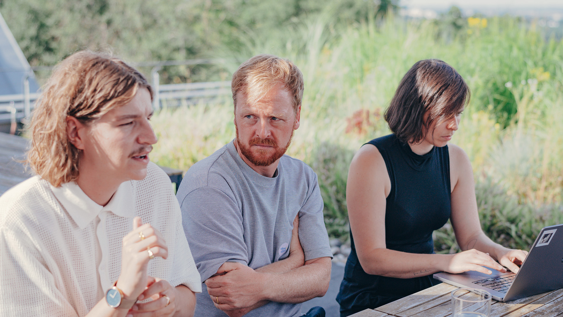 Florian, Moritz and Carolin 