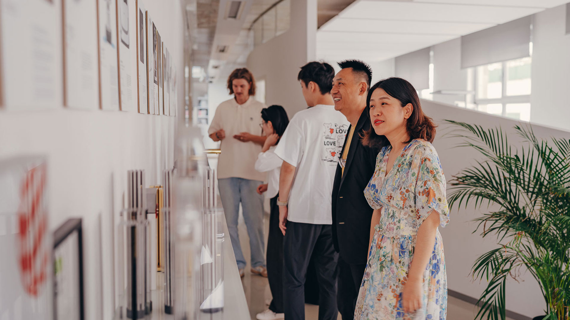 Shanghai tech university students and teachers enjoying the visit on PHOENIX design studios