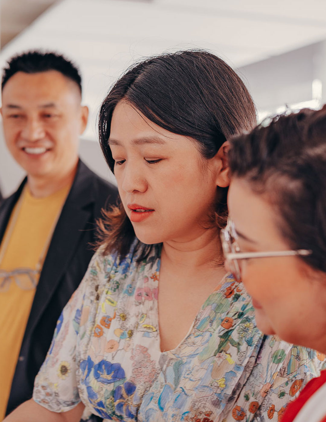 teachers from the shanghaitech university enjoying the tour through phoenix design
