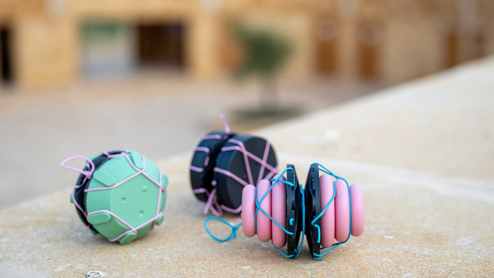 A student presenting her YoYo design, receiving feedback and encouragement from peers and PHOENIX Design facilitators.