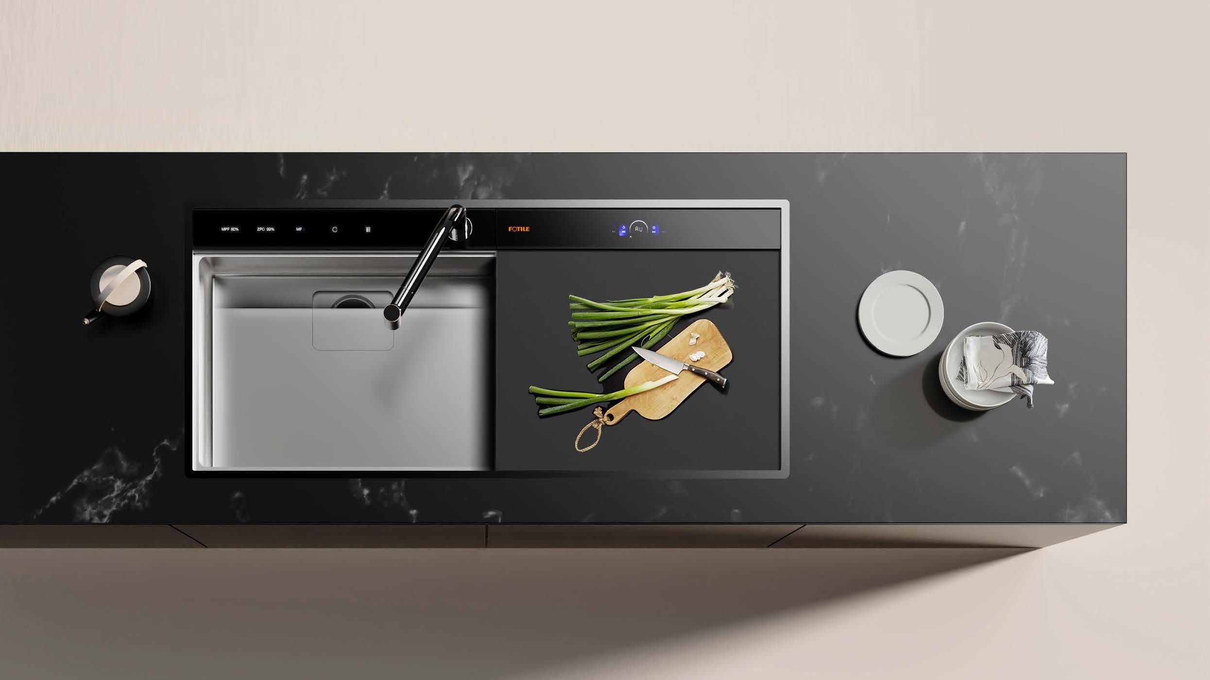 FOTILE SINK is a new project created by PHOENIX design, innovative german design agency with more than 950 awards