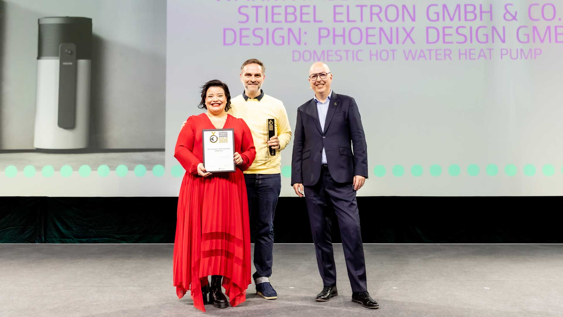 PHOENIX design, innovative design agency in stuttgart win gold award for Stiebel eltron