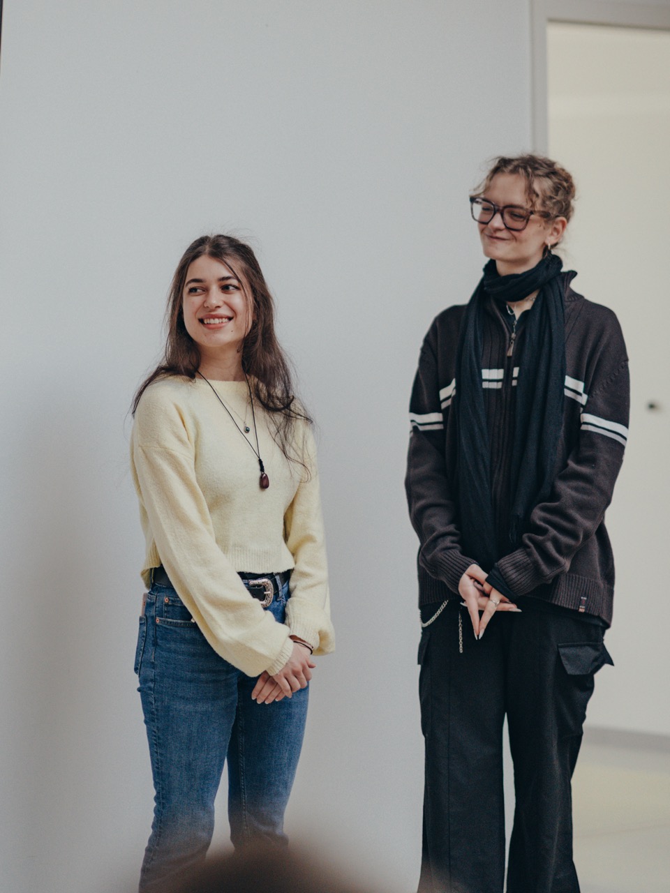 Students presenting their final project at PHOENIX DESIGN stuttgart, Business product design studio in germany