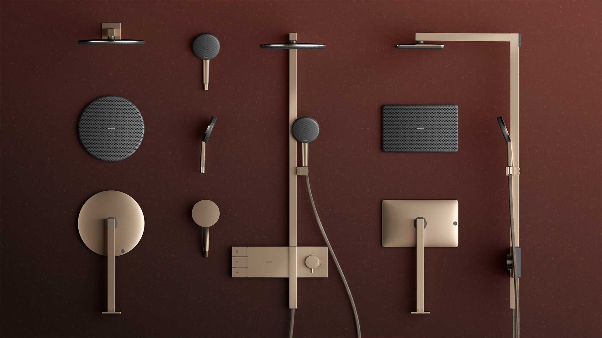 hansgrohe Raindance concept, winner of best of the best red dot design award in 2025