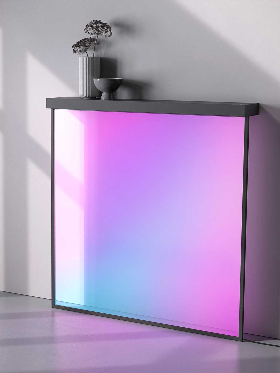 phoenix design presented in 2022 oled shelf is the concept base for the LG transparent TV in 2025